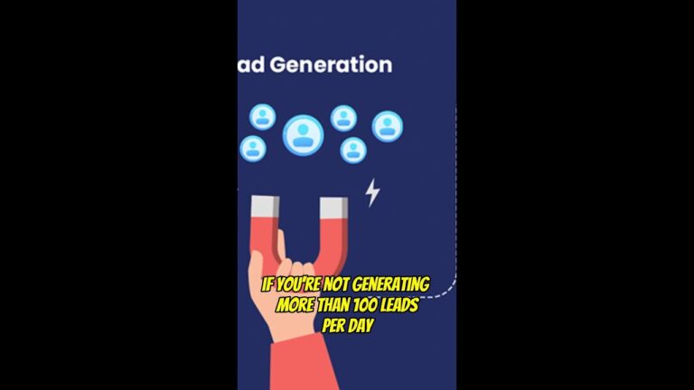 Generate 100 Leads Per Day With Short TikTok Videos #makemoney #money #motivation #business