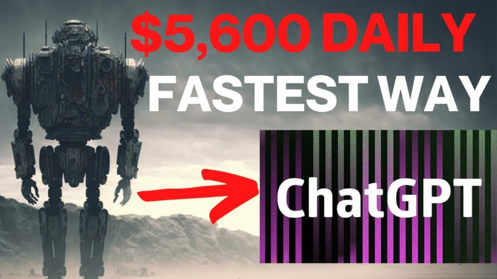 $5,600 Daily With Chat GPT Secret Method (Fastest Way TO MAKE MONEY ONLINE)