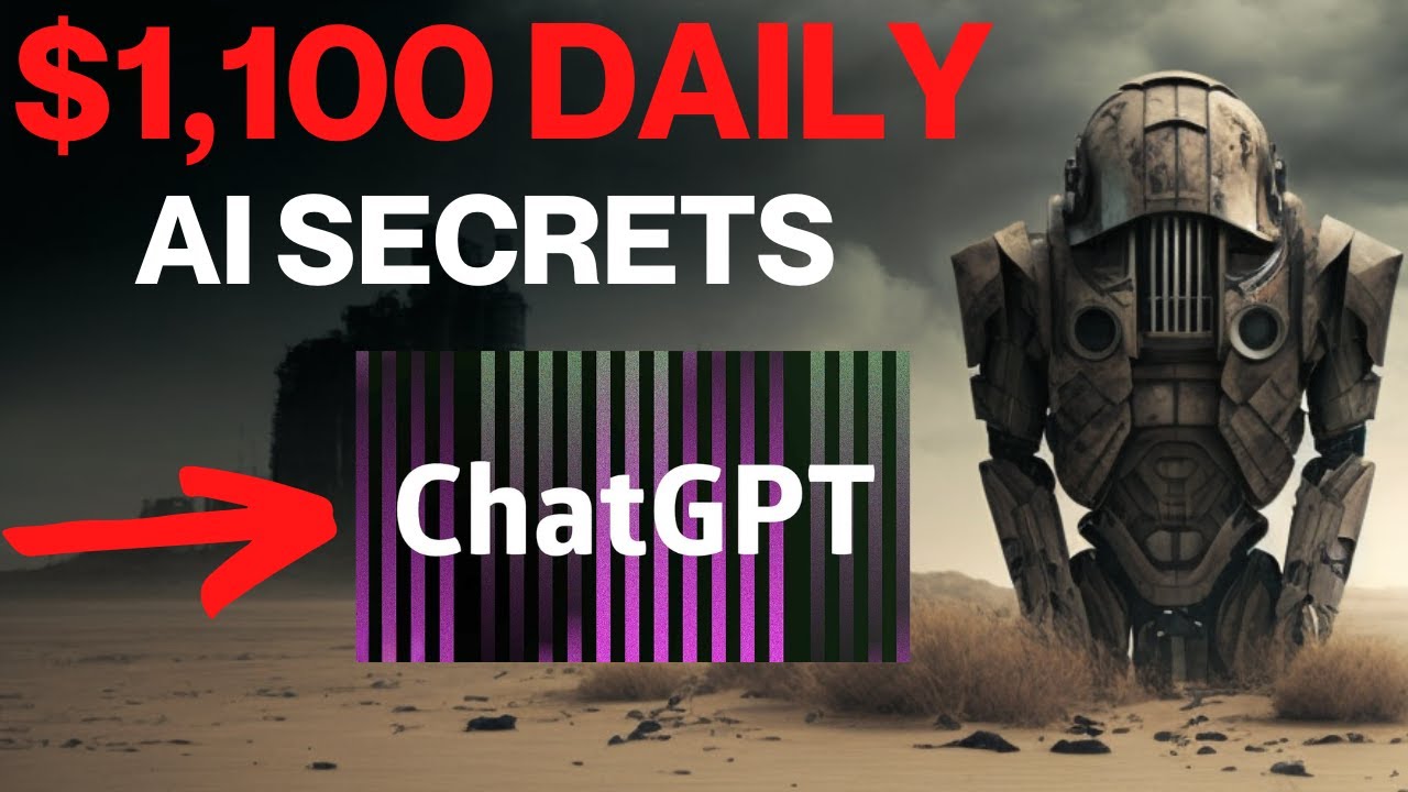 Chat Gpt Secret Earns 1100 Daily With Ai Image Simplest Way To Make Money Online 1