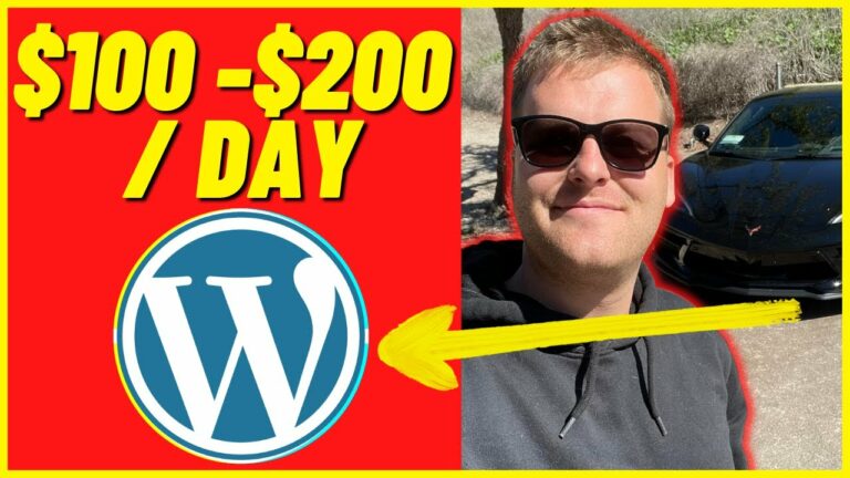 How To Start a Blog and Make Money Blogging ($100 – $200 a Day)