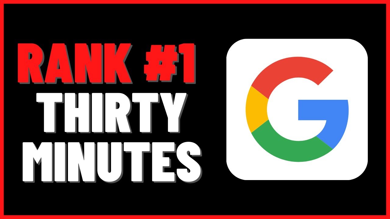 Rank 1 On Google In Under 30 Minutes New Seo Challenge