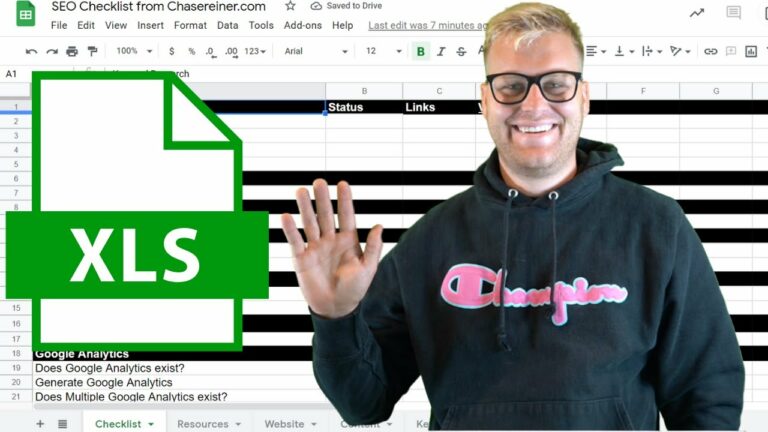 My SEO Checklist For Ranking #1 On Google (Free CSV Download)