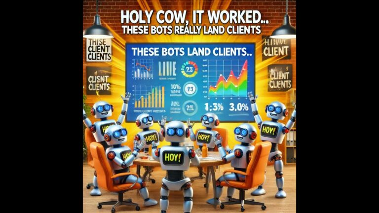 Holy Cow, It Worked… These Bots Really Land Clients (SEE THE RESULTS LIVE)