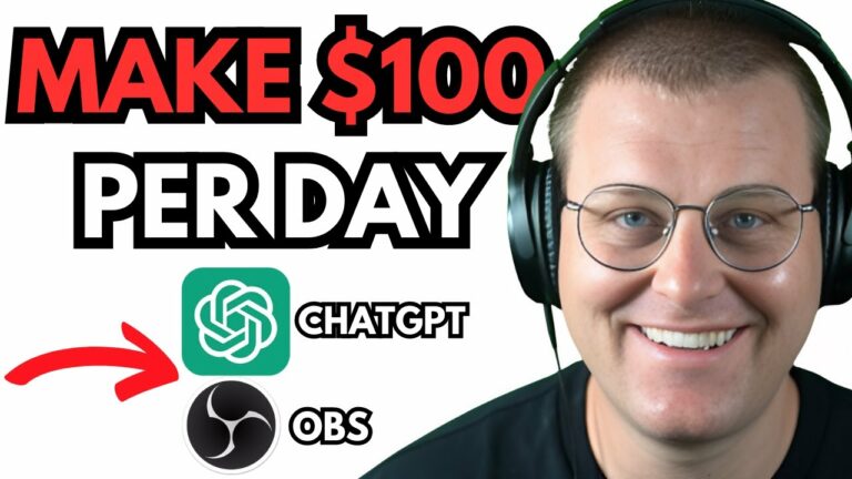 EASIEST Way to Make $100 Per Day With Chat GPT / OBS (Even if You’re a Beginner)