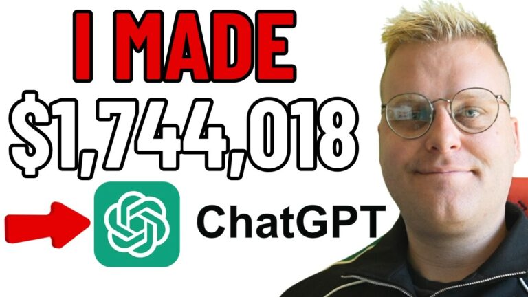 I Made $1,744,018 in One Year With AI / Chat GPT Here’s How